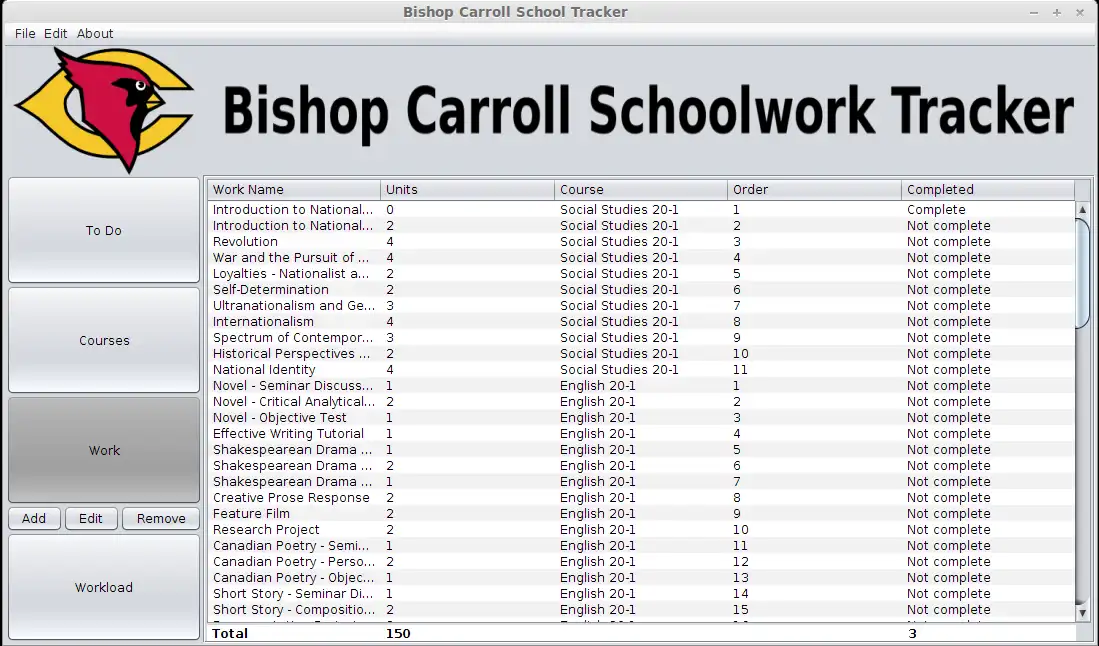 Download web tool or web app Bishop Carroll School Tracker