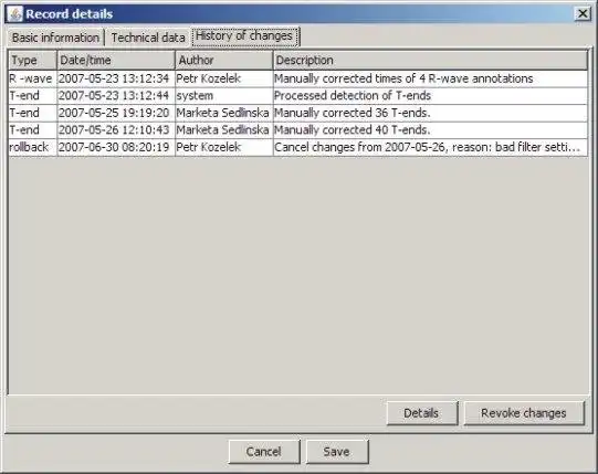 Download web tool or web app BiSiDat - biological signals database