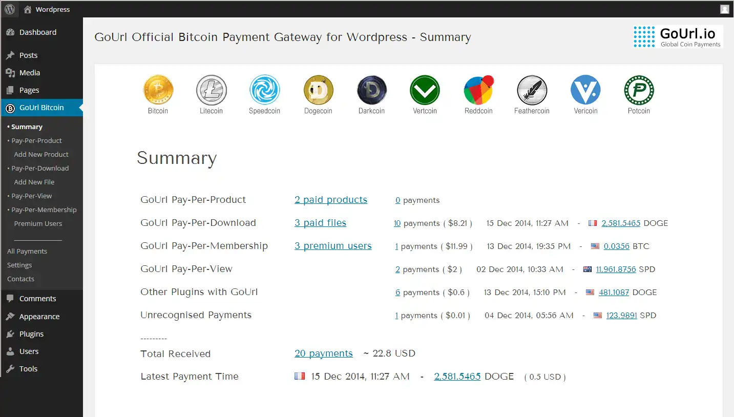 Download web tool or web app Bitcoin LITECOIN BCH Payment PHP GATEWAY