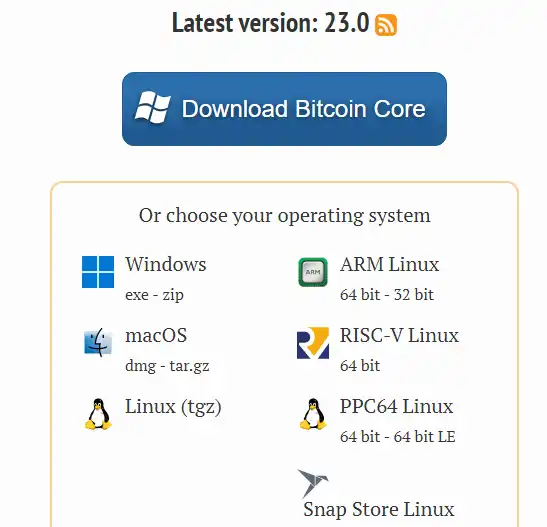 Download web tool or web app Bitcoin