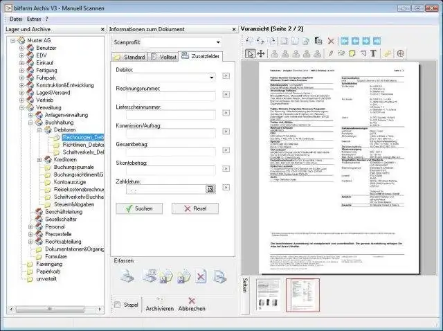 Muat turun alat web atau aplikasi web bitfarm-Archiv Document Management - DMS