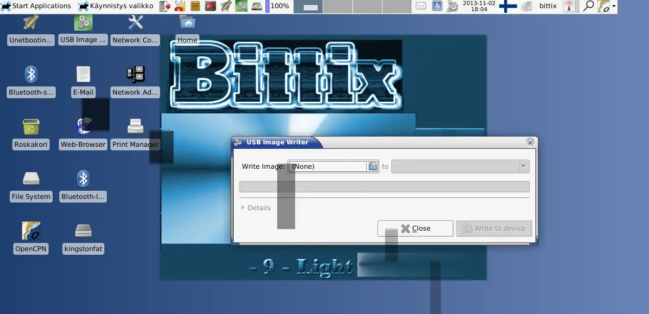 Web ツールまたは Web アプリをダウンロード Bittixlinux9