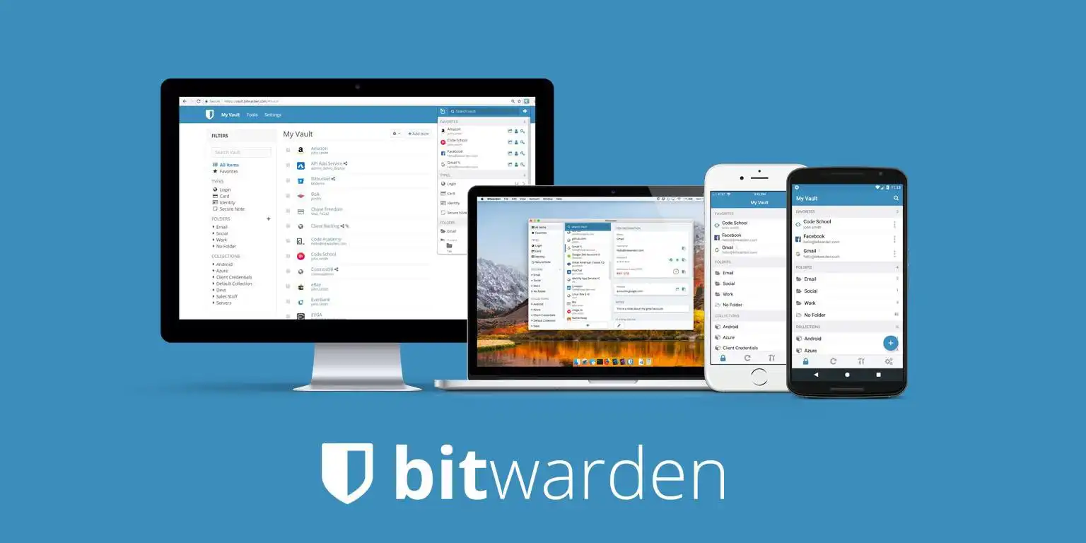 Загрузите веб-инструмент или веб-приложение Bitwarden Server