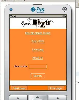 Download web tool or web app BizuME