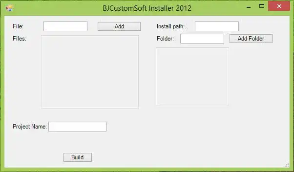 Download web tool or web app BJ Installation Software