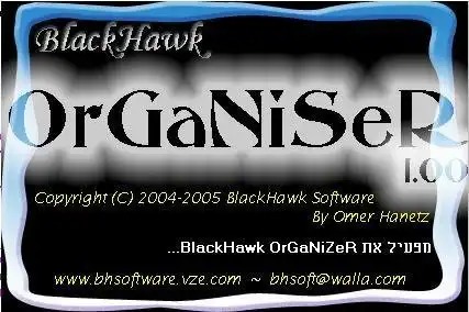 Web aracını veya web uygulamasını indirin BlackHawk OrGaNiZeR