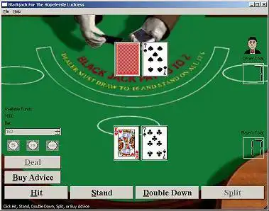 Download web tool or web app Blackjack For The Hopelessly Luckless to run in Linux online