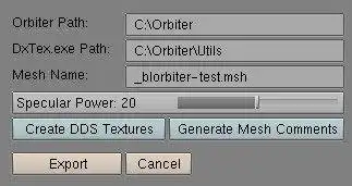Download web tool or web app Blender Support for Orbiter Mesh Files