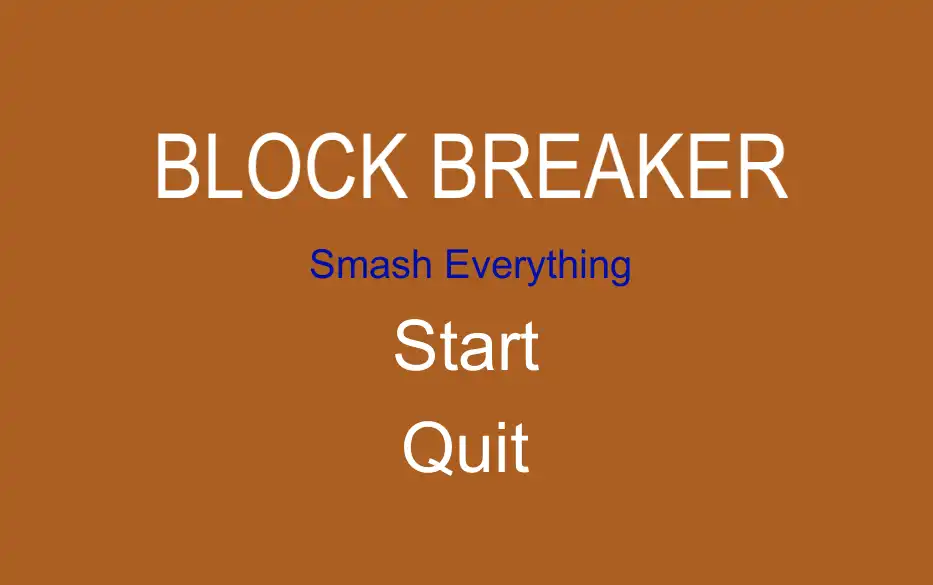 Download web tool or web app Block Breaker