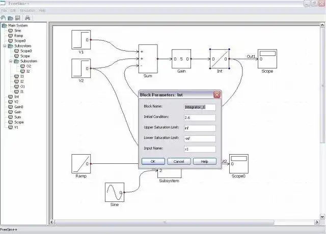Download web tool or web app Block diagram editor/simulator to run in Windows online over Linux online