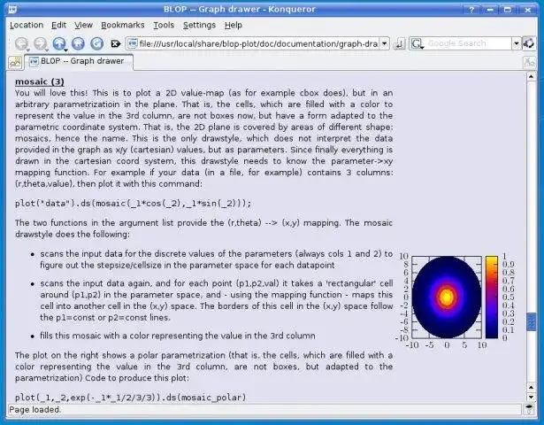 Web ツールまたは Web アプリをダウンロード BLOP - LaTeX 指向のプロッター