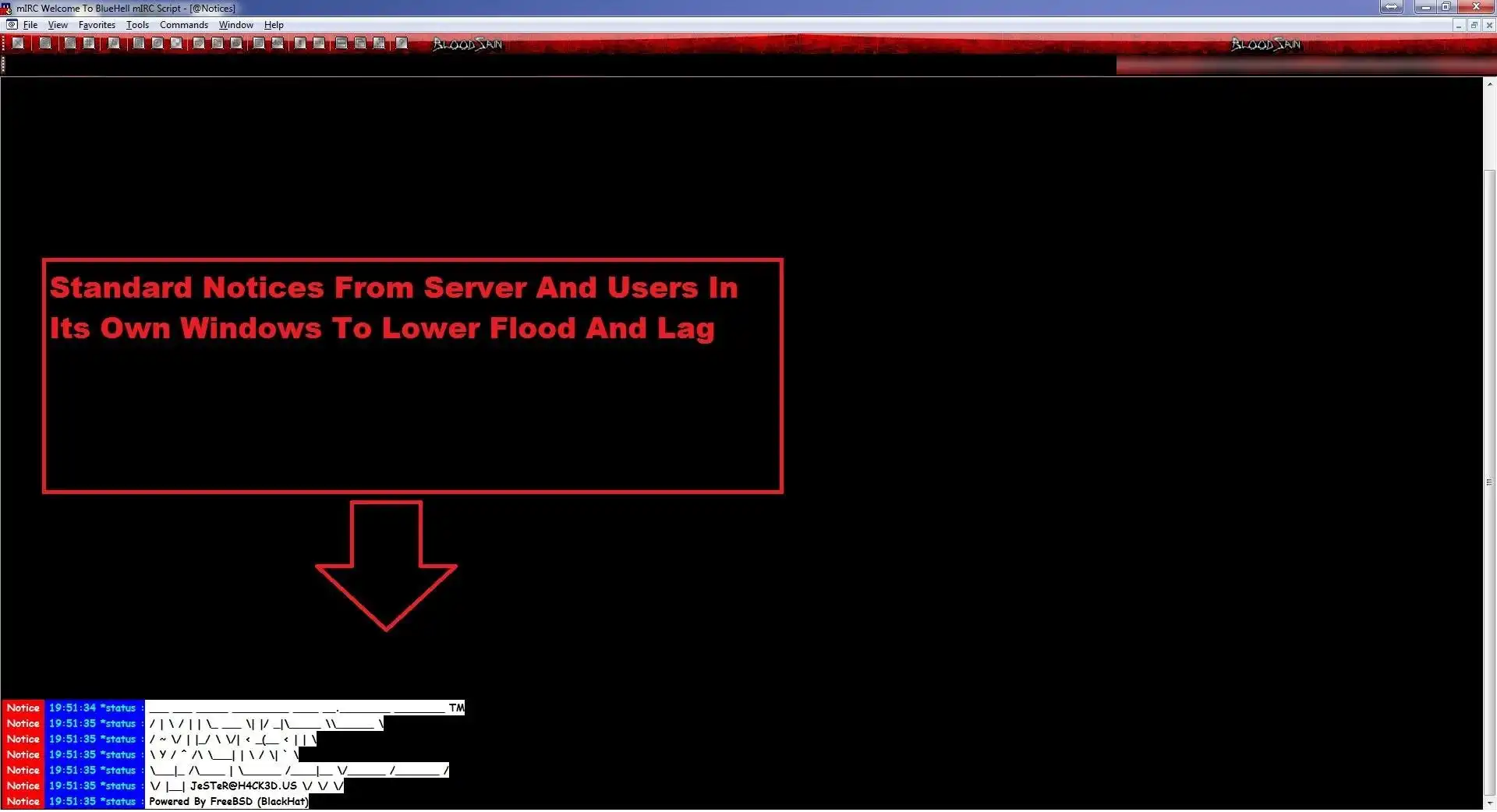 Download web tool or web app BlueHell mIRC Script