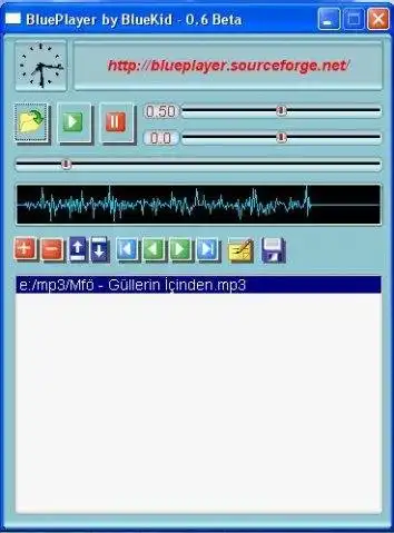 Download webtool of webapp BluePlayer Only Sound Player