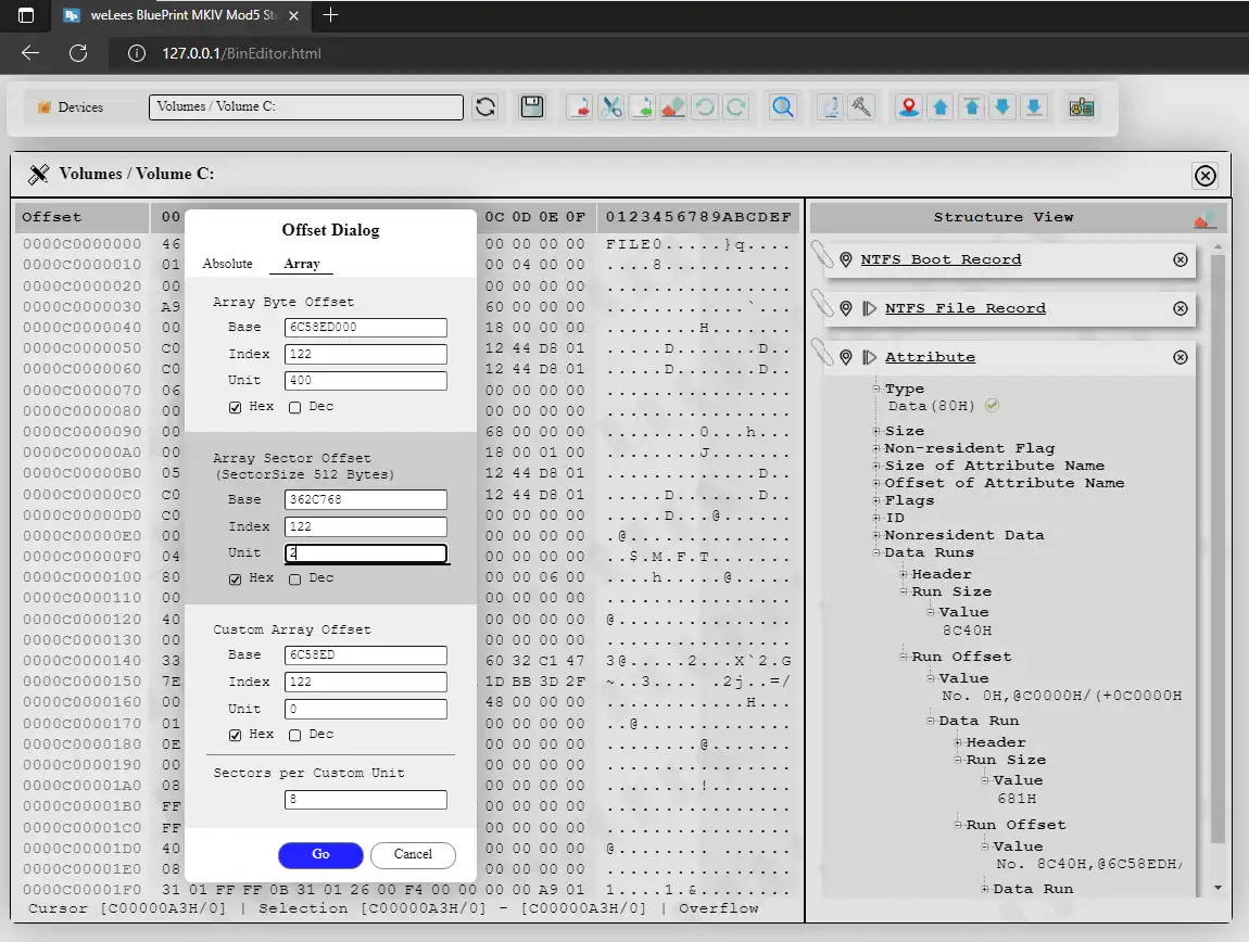 Unduh alat web atau aplikasi web Blue Print