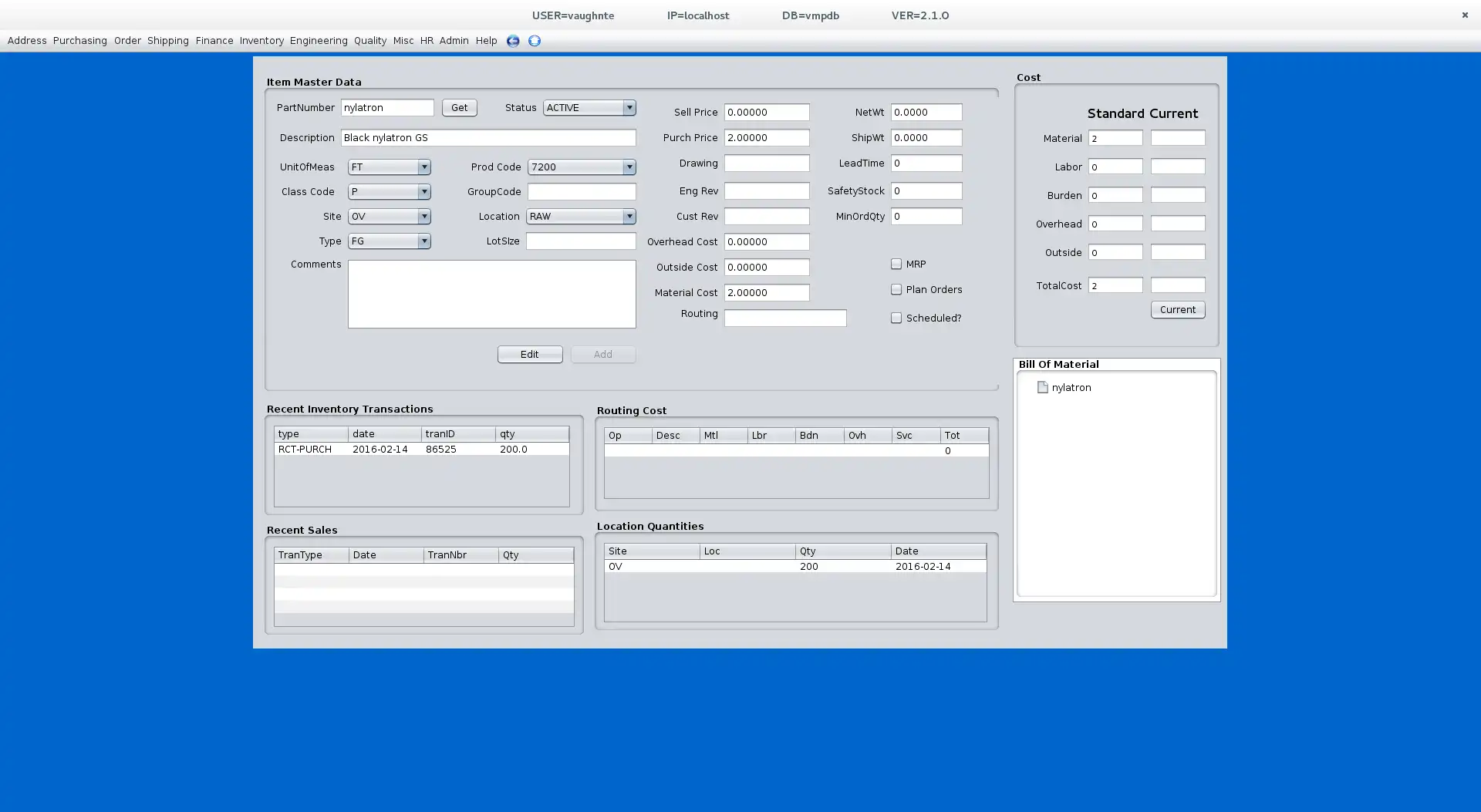 Download web tool or web app BlueSeer ERP