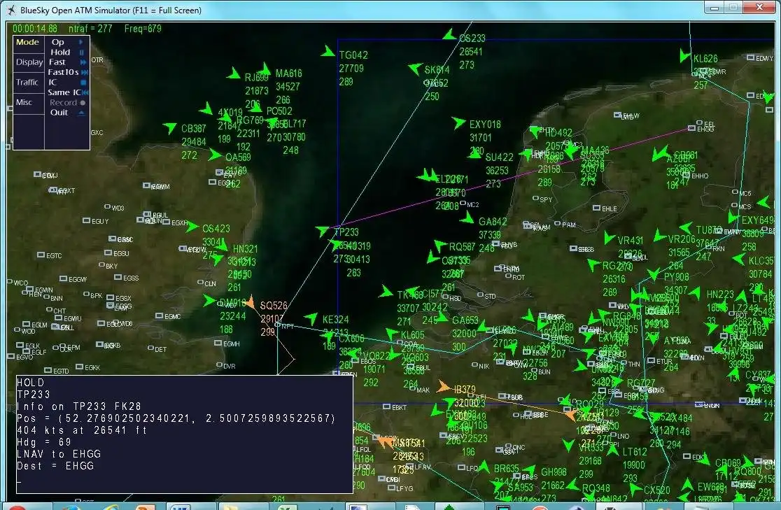 ดาวน์โหลดเครื่องมือเว็บหรือเว็บแอป BlueSky Open Air Traffic Simulator