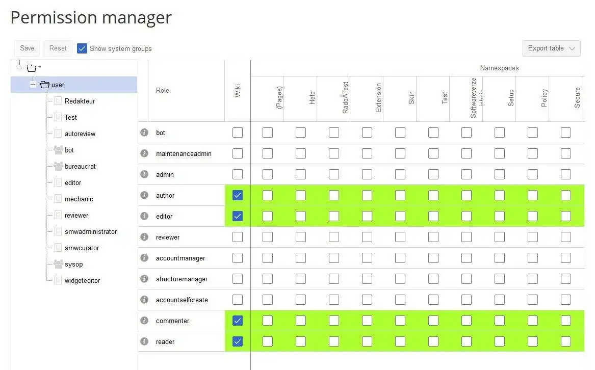 Download web tool or web app BlueSpice free