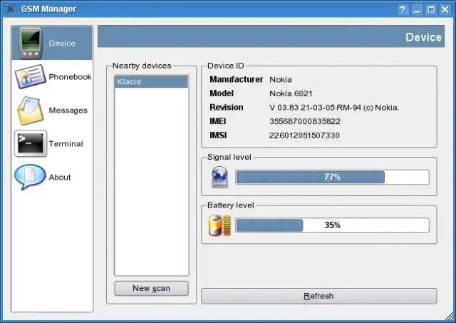 Download web tool or web app Bluetooth GSM Phone Manager
