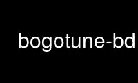 Run bogotune-bdb in OnWorks free hosting provider over Ubuntu Online, Fedora Online, Windows online emulator or MAC OS online emulator