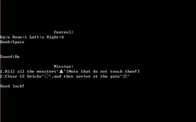 ലിനക്സ് ഓൺലൈനിൽ വിൻഡോസിൽ പ്രവർത്തിക്കാൻ വെബ് ടൂൾ അല്ലെങ്കിൽ വെബ് ആപ്പ് Bomber Player - Win32 ASCII ഗെയിം ഡൗൺലോഡ് ചെയ്യുക
