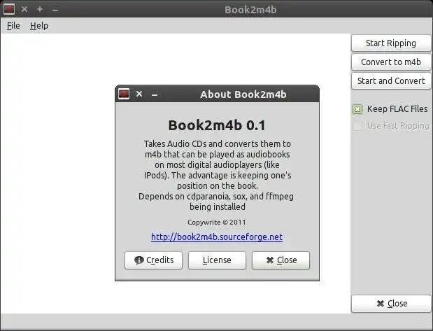 Download web tool or web app Book2m4b