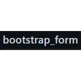 Free download bootstrap_form Linux app to run online in Ubuntu online, Fedora online or Debian online