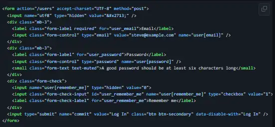 Téléchargez l'outil Web ou l'application Web bootstrap_form