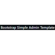 Libreng download Bootstrap Simple Admin Template Linux app para tumakbo online sa Ubuntu online, Fedora online o Debian online