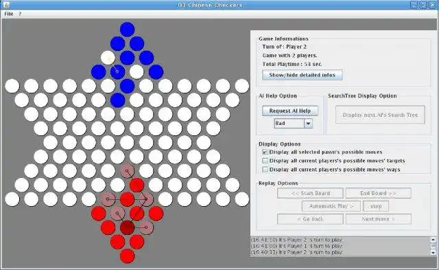 Download web tool or web app Bordeaux1 Chinese Checkers to run in Linux online
