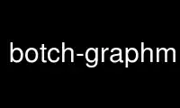 Run botch-graphml2dot in OnWorks free hosting provider over Ubuntu Online, Fedora Online, Windows online emulator or MAC OS online emulator