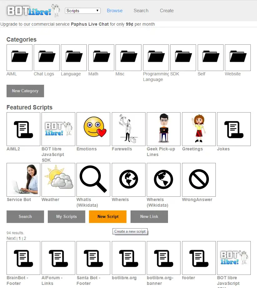 Download web tool or web app Bot Libre to run in Linux online