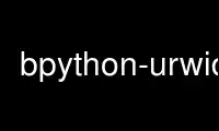 Run bpython-urwid in OnWorks free hosting provider over Ubuntu Online, Fedora Online, Windows online emulator or MAC OS online emulator