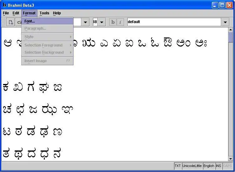 Download web tool or web app Brahmi - Indic Input Methods   OT fonts