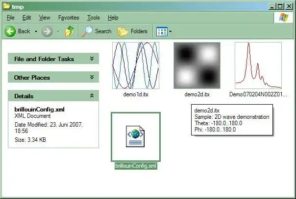 Descargue la herramienta web o la aplicación web brillouin dataview para ejecutar en Windows en línea sobre Linux en línea