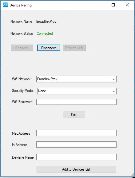 Загрузите веб-инструмент или веб-приложение Broadlink Manager