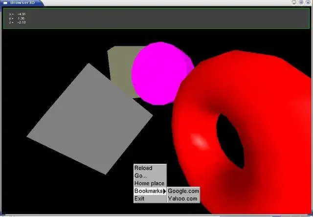 WebツールまたはWebアプリBrowser3Dをダウンロードする