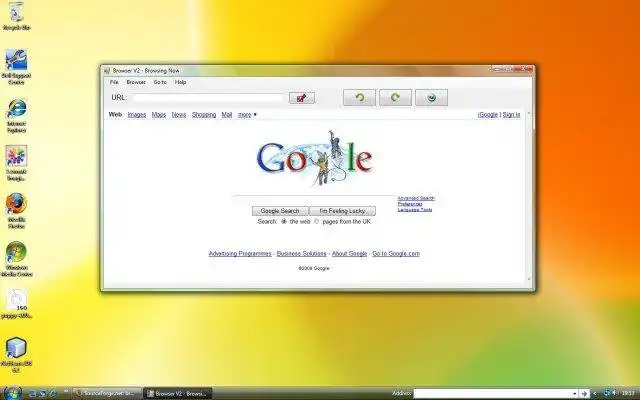 Unduh alat web atau aplikasi web Browser V2