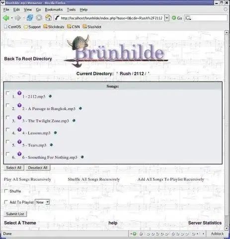 Download web tool or web app Brunhilde Media Server