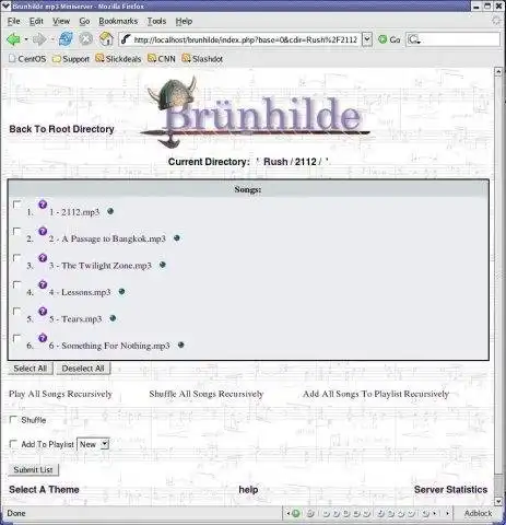 Scarica lo strumento web o l'app web Brunhilde Media Server