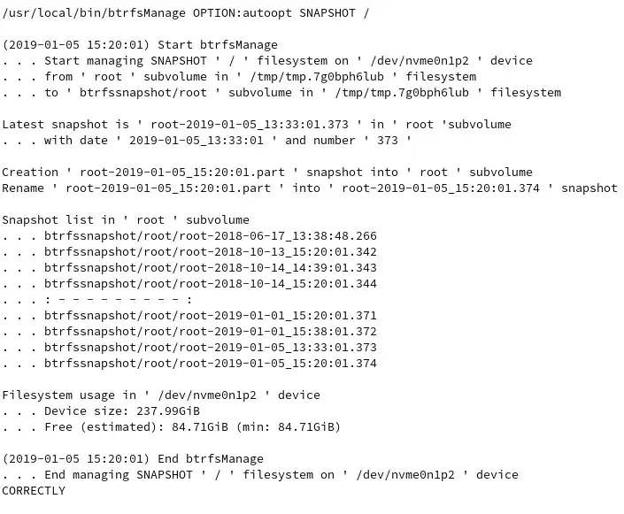 Descargue la herramienta web o la aplicación web btrfsManage