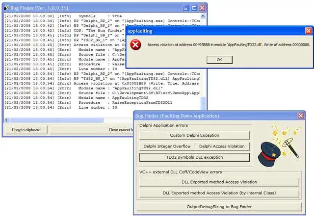 Download web tool or web app Bug Finder