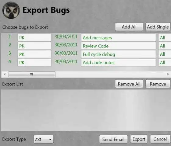 Mag-download ng web tool o web app Bug Reporter