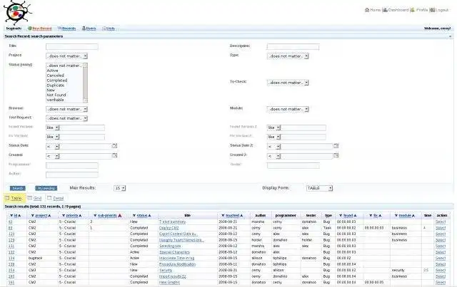 دانلود ابزار وب یا برنامه وب bugTrack