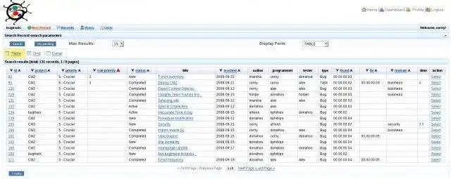 دانلود ابزار وب یا برنامه وب bugTrack