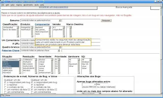 웹 도구 또는 웹 앱 다운로드 Bugzilla-BR