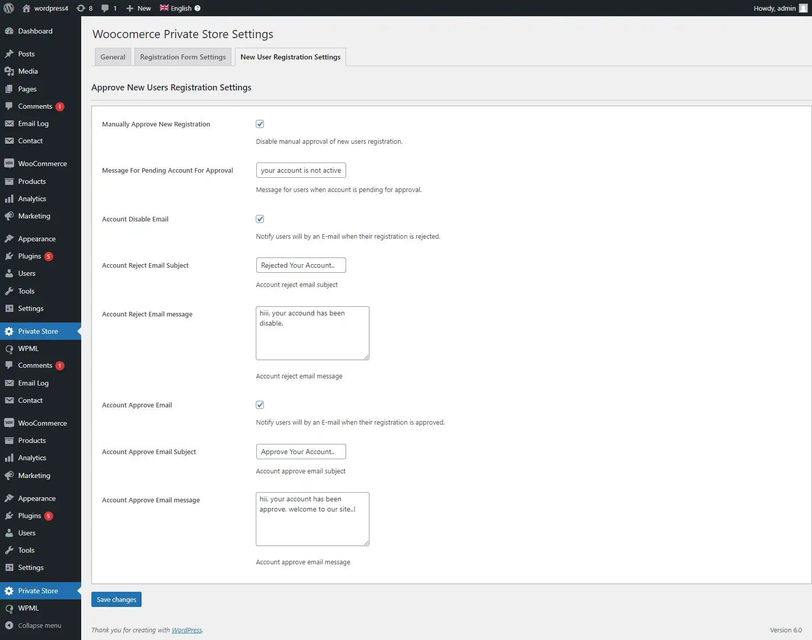 Mag-download ng web tool o web app Bumuo ng Pribadong Tindahan Para sa Woocommerce