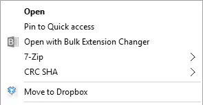 ابزار وب یا برنامه وب Bulk Extension Changer را دانلود کنید