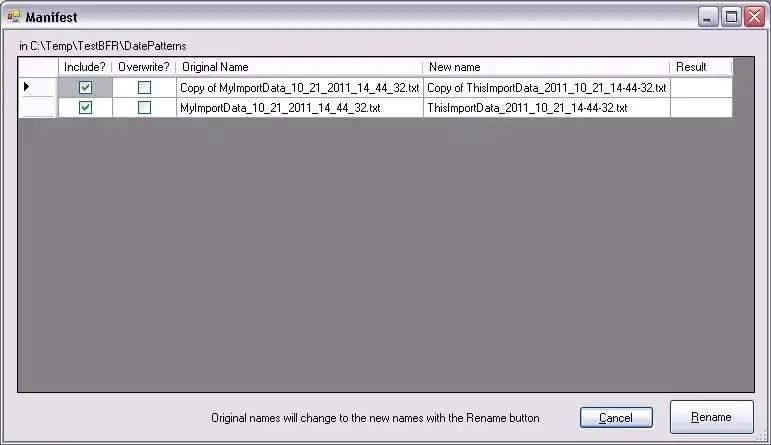 Download web tool or web app Bulk File Rename