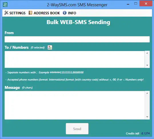 Download web tool or web app Bulk SMS Software for PC