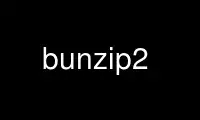 Run bunzip2 in OnWorks free hosting provider over Ubuntu Online, Fedora Online, Windows online emulator or MAC OS online emulator